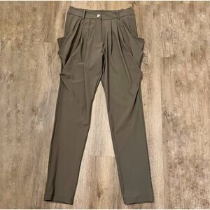 Alembika Women's Pleated‎ Front Harem Drop Crotch Pants Size 1-8 US